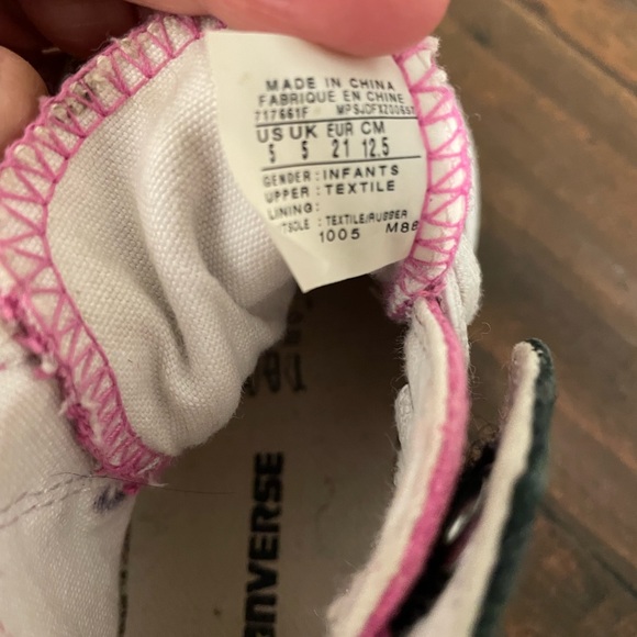Converse All Star High tops size baby/toddler 5 - Picture 6 of 6